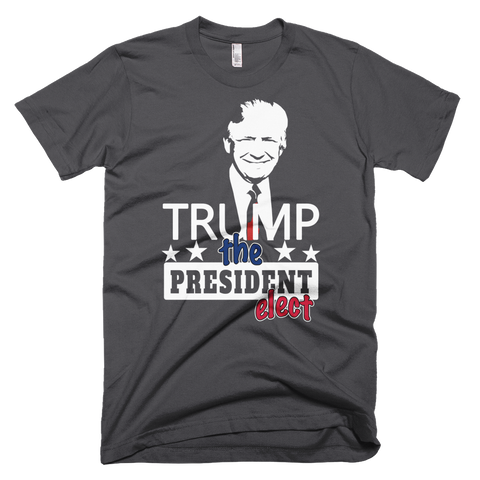 TRUMP, The President Elect, Short sleeve men's t-shirt, Dark Colors - 2cooldesigns