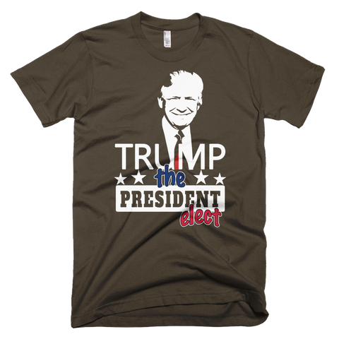 TRUMP, The President Elect, Short sleeve men's t-shirt, Dark Colors - 2cooldesigns