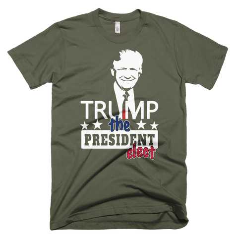 TRUMP, The President Elect, Short sleeve men's t-shirt, Dark Colors - 2cooldesigns