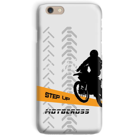 Motocross Orange and Black Phone Case - 2cooldesigns