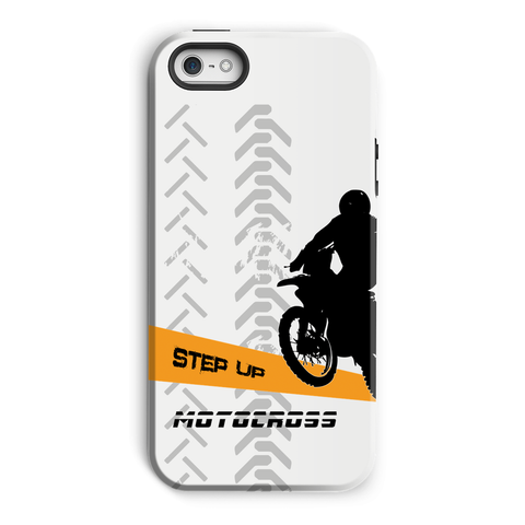 Motocross Orange and Black Phone Case - 2cooldesigns