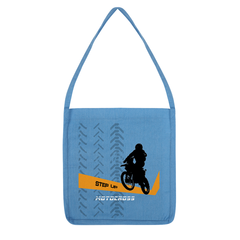 Motocross Orange and Black Tote Bag - 2cooldesigns