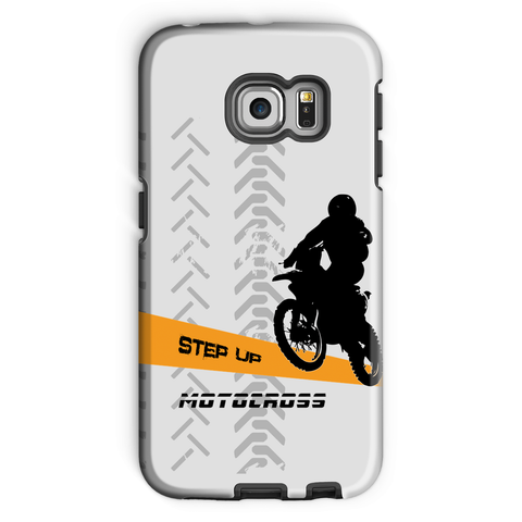 Motocross Orange and Black Phone Case - 2cooldesigns