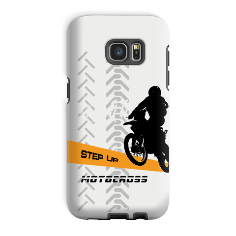 Motocross Orange and Black Phone Case - 2cooldesigns
