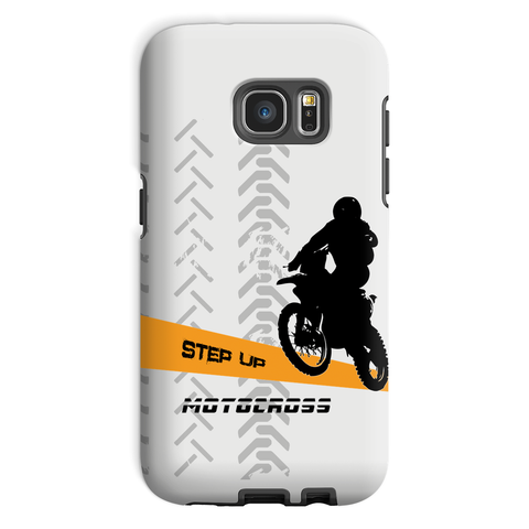 Motocross Orange and Black Phone Case - 2cooldesigns