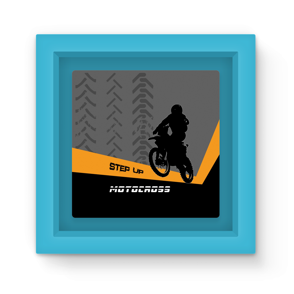 Motocross Orange and Black Magnet Frame - 2cooldesigns
