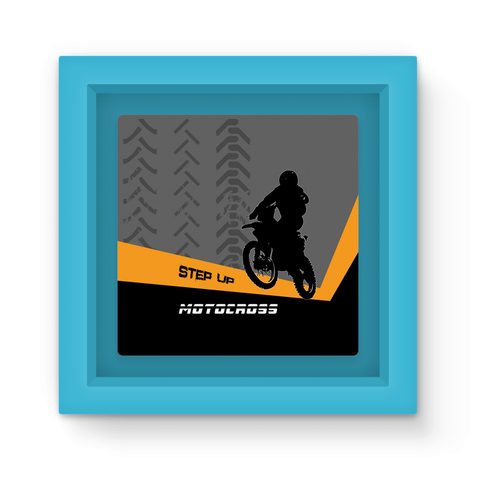 Motocross Orange and Black Magnet Frame - 2cooldesigns