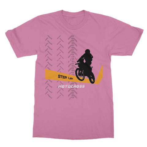Motocross Orange and Black Softstyle Ringspun T-Shirt - 2cooldesigns
