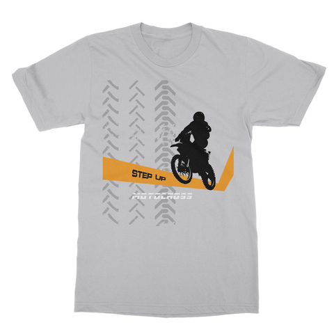 Motocross Orange and Black Softstyle Ringspun T-Shirt - 2cooldesigns