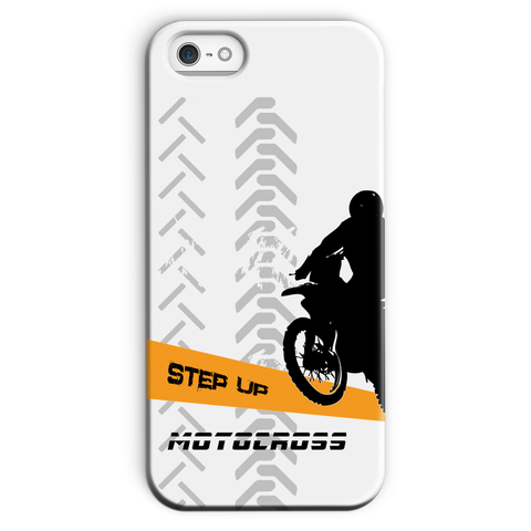 Motocross Orange and Black Phone Case - 2cooldesigns