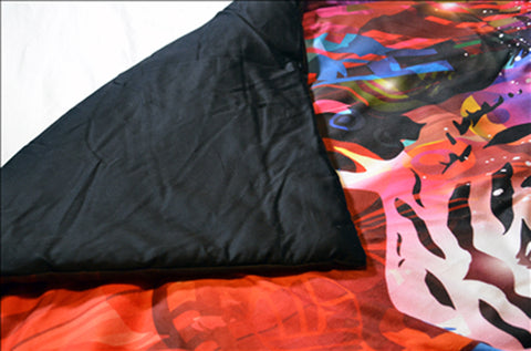 Personalized Hockey Bedding, Green and Purple, Custom Duvet or Comforter Sets for Hockey Themed Bedroom - 2cooldesigns