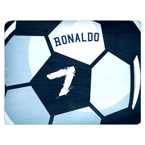 Custom Soccer Ball Area Rug Fuzzy, Personalized Area Rugs and Mats - 2cooldesigns