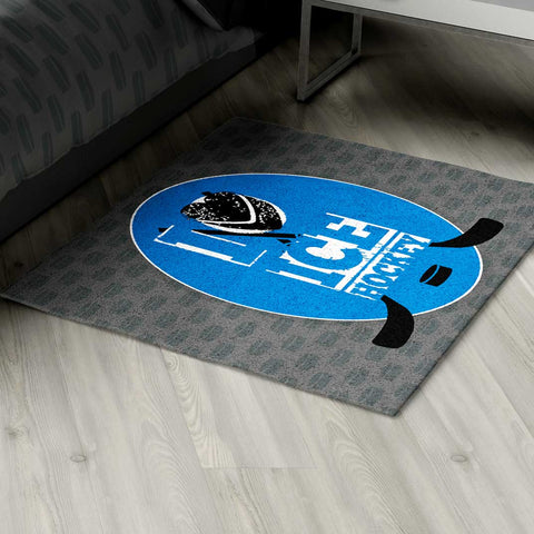 Ice Hockey Area Rug Personalized - 2cooldesigns