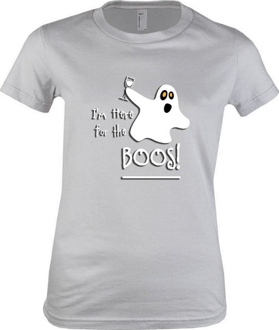 Women's - I'm Here For The Boos Tshirt, American Apparel Women's Tshirt - 2cooldesigns