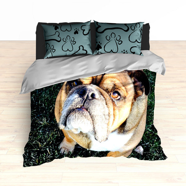 Personalized Photo Memories Comforter or Duvet, Dog Photo Bedding Set - 2cooldesigns
