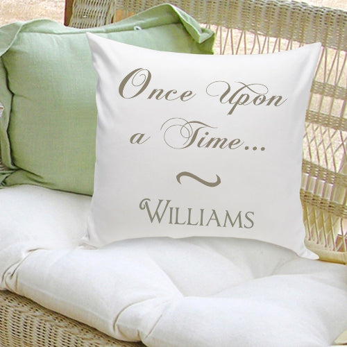 16x16 Throw Pillow Family - Once Upon a Time - 2cooldesigns