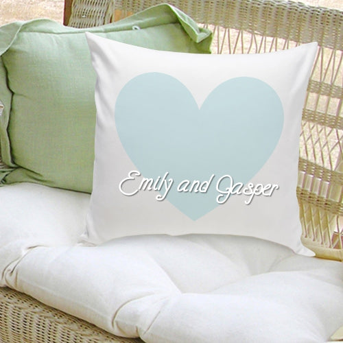 16x16 Throw Pillow Family - Our Names - 2cooldesigns