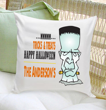 16x16 Family Name Throw Pillows - Frankenstein - 2cooldesigns