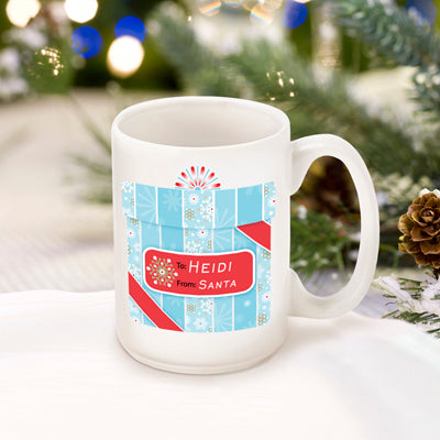 Winter Holiday Coffee Mug - Present - 2cooldesigns