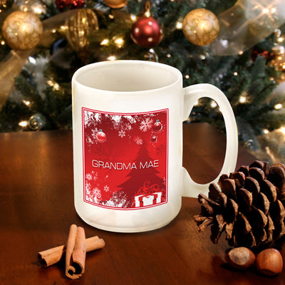 Winter Holiday Coffee Mug - Red Surprises - 2cooldesigns