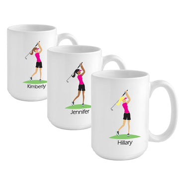 Go-Girl Coffee Mug - Golfer - 2cooldesigns
