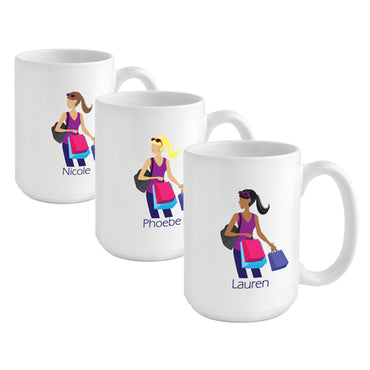Go-Girl Coffee Mug - Shopper - 2cooldesigns