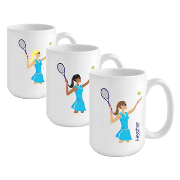 Go-Girl Coffee Mug - Tennis - 2cooldesigns