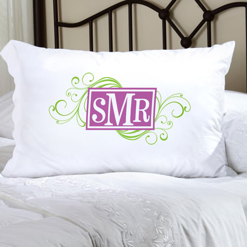 Felicity Cheerful Monogram Pillow Case - CM 5 - 2cooldesigns