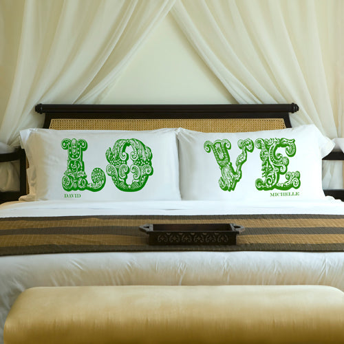 Couples Pillow Case Set - Love - 2cooldesigns