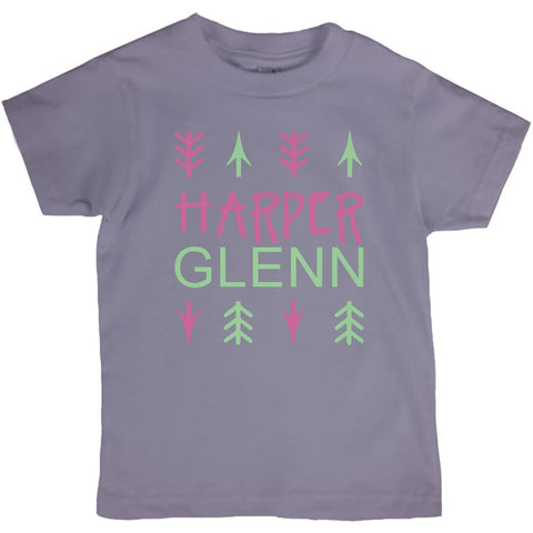 Arrows and Name, Monogram Toddler Tshirt - 2cooldesigns