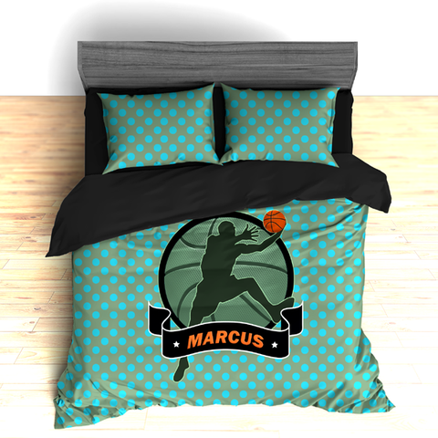 Personalized Basketball Dimples Theme Bedding, Duvet or Comforter - 2cooldesigns
