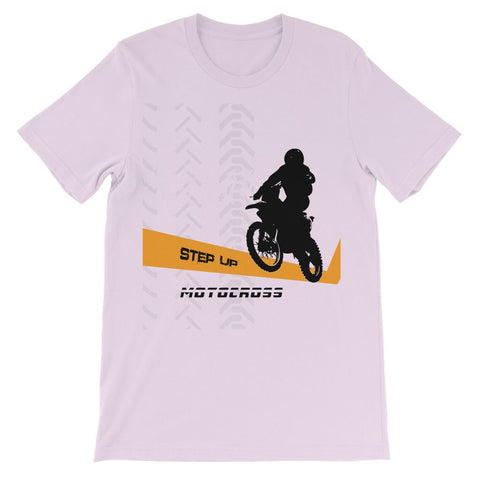 Motocross Orange and Black Kids TShirt - 2cooldesigns