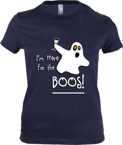 Women's - I'm Here For The Boos Tshirt, American Apparel Women's Tshirt - 2cooldesigns