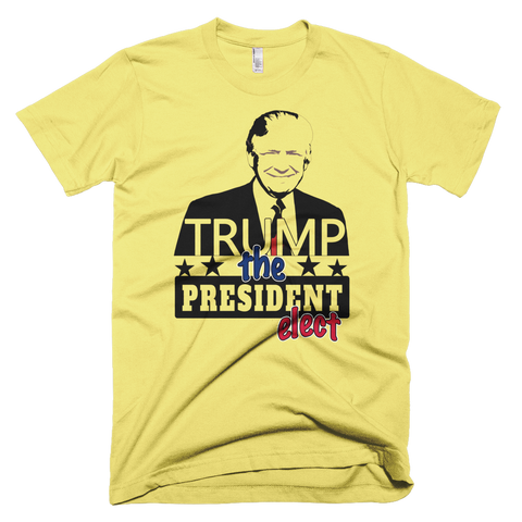 TRUMP, The President Elect, Short sleeve men's t-shirt in Light Colors - 2cooldesigns