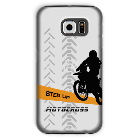Motocross Orange and Black Phone Case - 2cooldesigns
