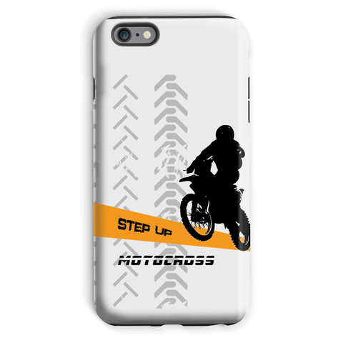 Motocross Orange and Black Phone Case - 2cooldesigns