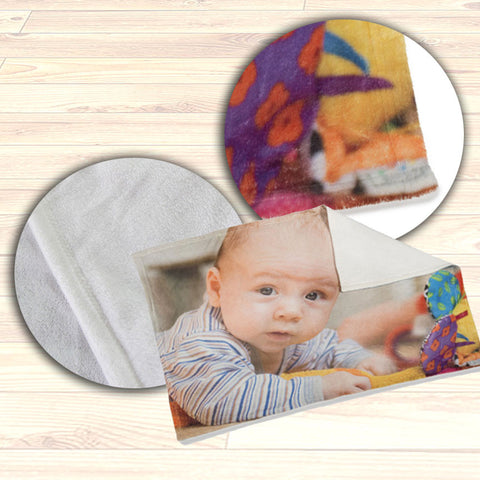 Personalized Photo Fleece Blanket Throw - Picture Blanket, Personalized Throw Blanket - Gift Idea - 2cooldesigns