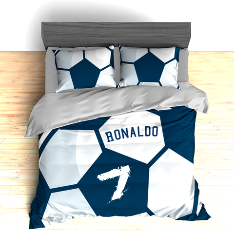 Custom Soccer Theme Bedding, Personalized Duvet or Comforter Sets - 2cooldesigns