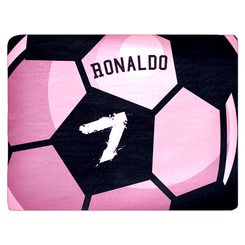 Custom Soccer Ball Area Rug Fuzzy, Personalized Area Rugs and Mats - 2cooldesigns