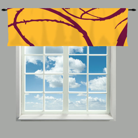 Custom Matched Theme Window Curtains or Valance, Personalized - 2cooldesigns