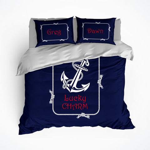 Nautical Anchor Theme Bedding, Duvet or Comforter Sets - 2cooldesigns